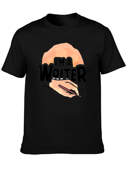 Im A Writer T-Shirt - Black Graphic Tee