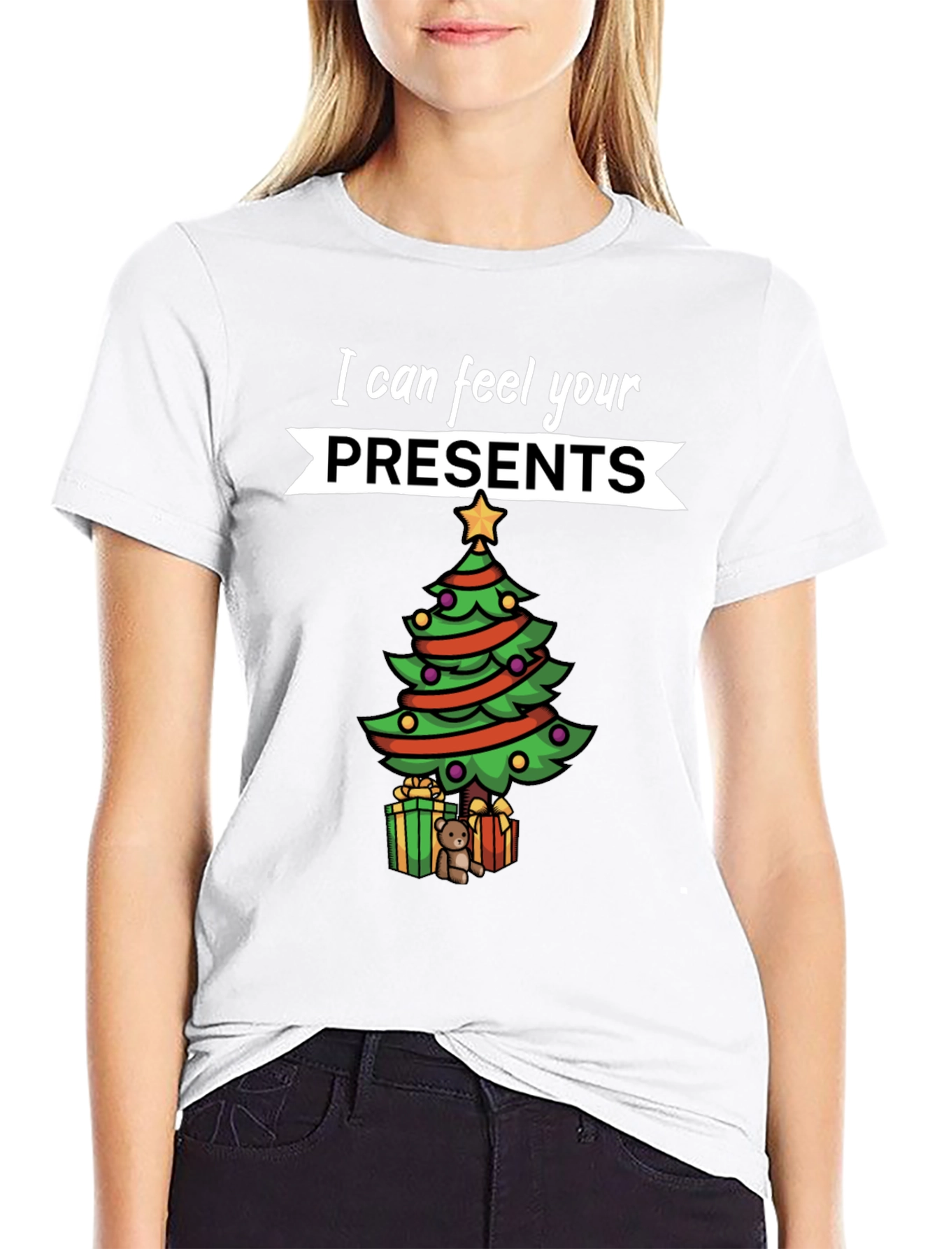 Festive Christmas Presents Graphic Tee