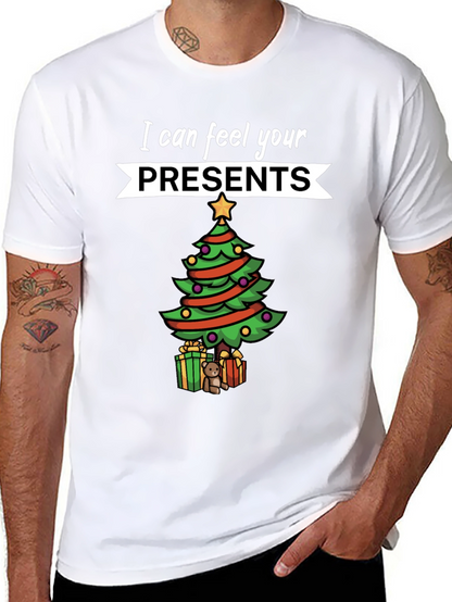 Festive Christmas Presents Graphic Tee