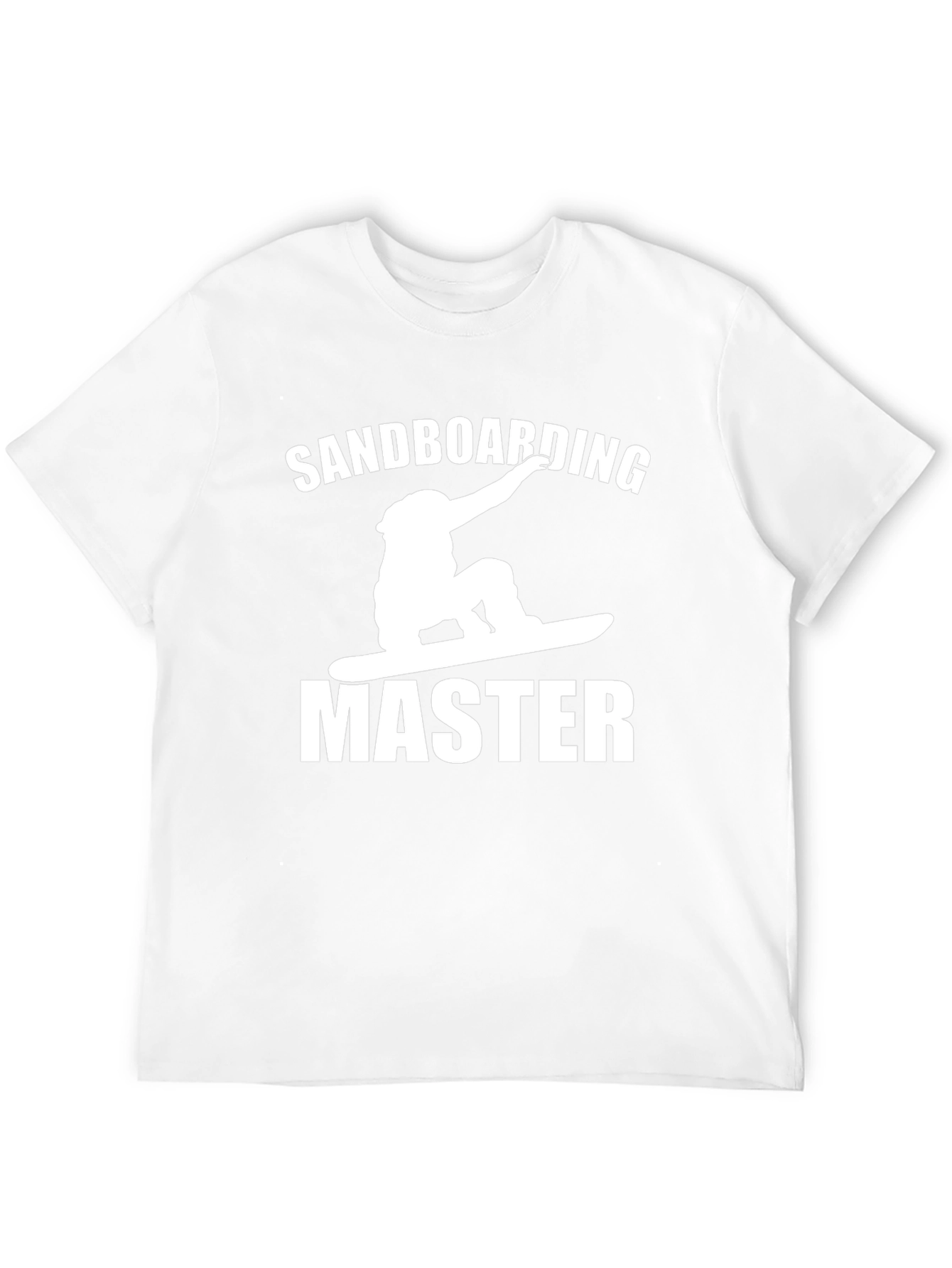 Sandboarding Master Graphic Tee - Black Cotton T-Shirt