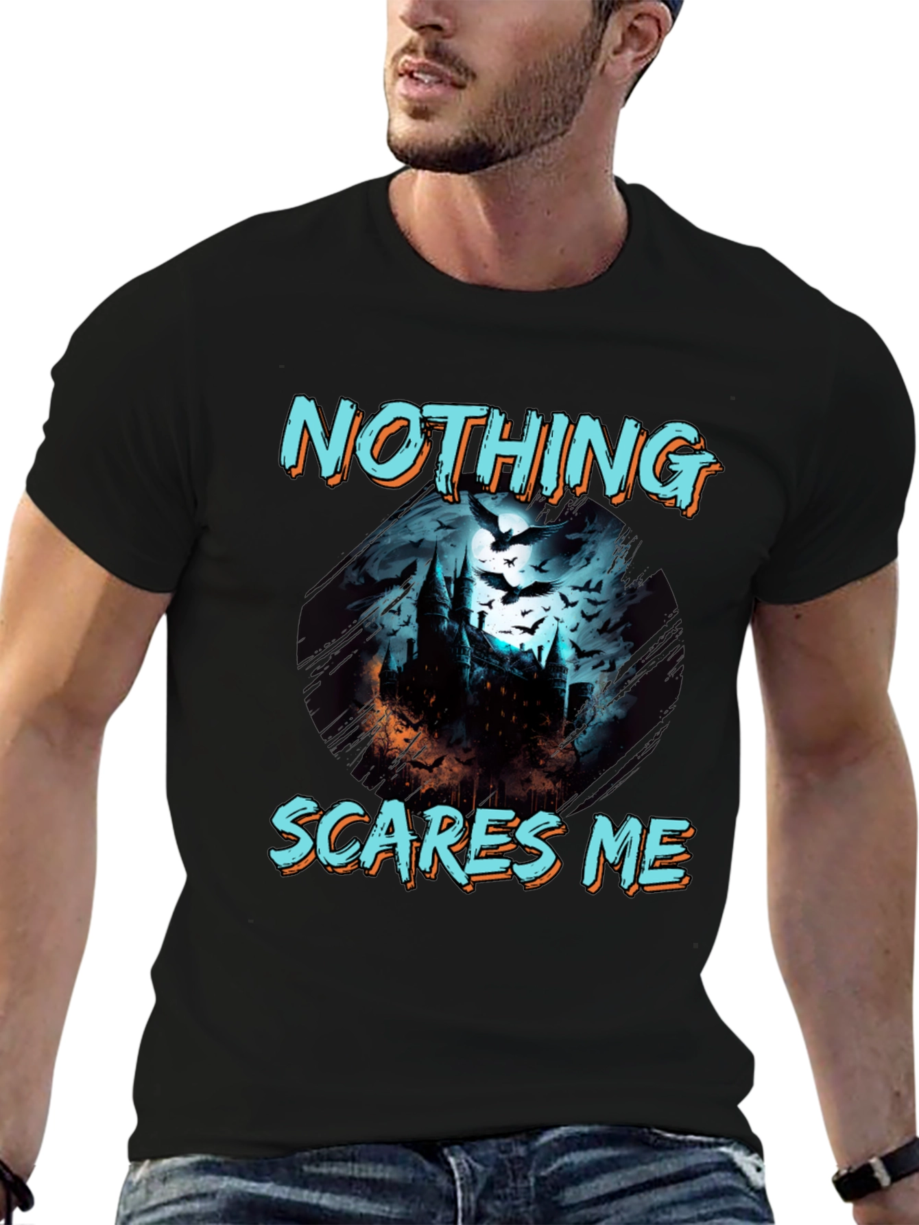 Nothing Scares Me Halloween Graphic Tee