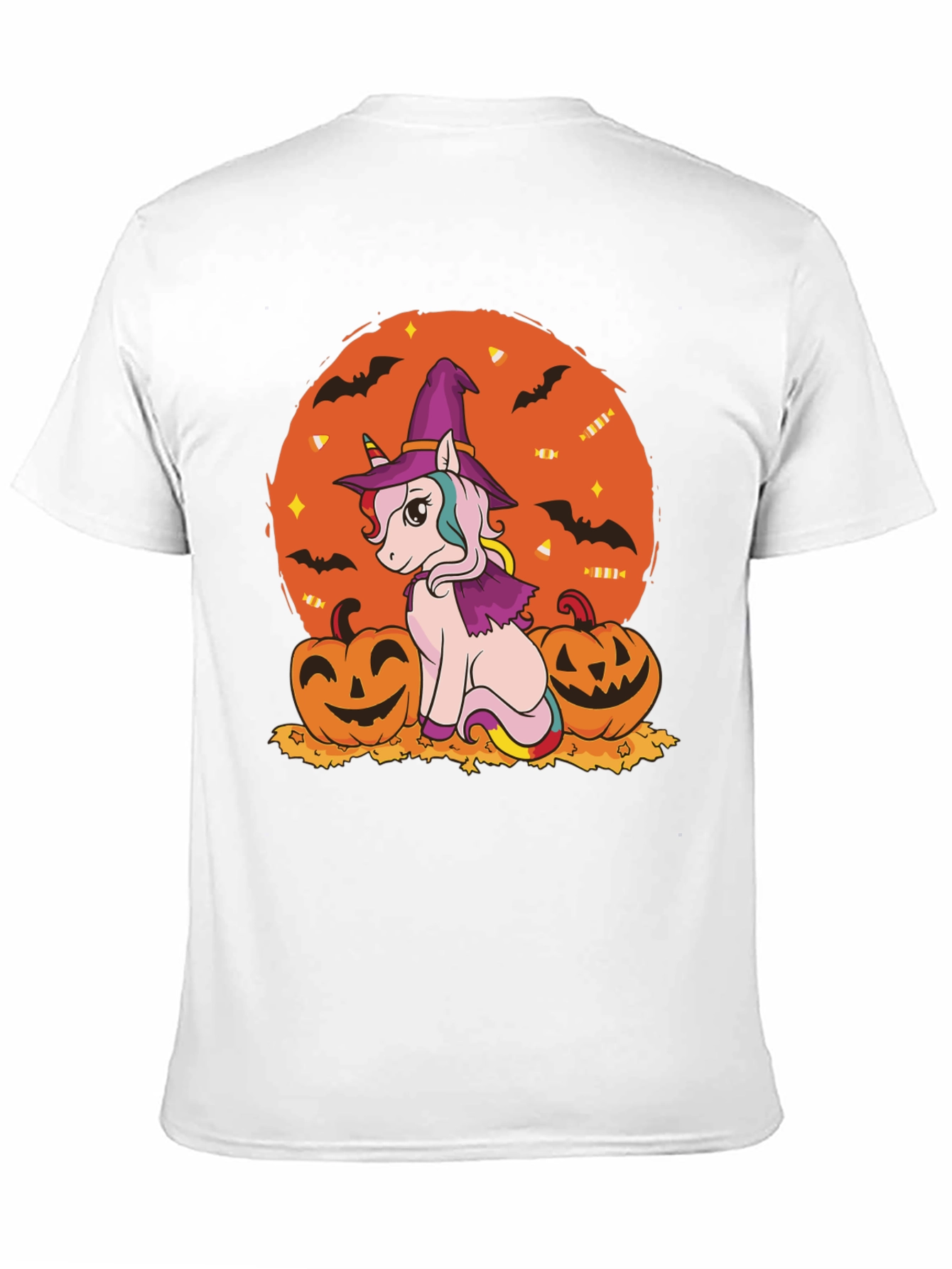Halloween Unicorn Witch T-Shirt