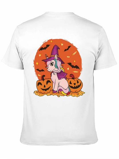 Halloween Unicorn Witch T-Shirt