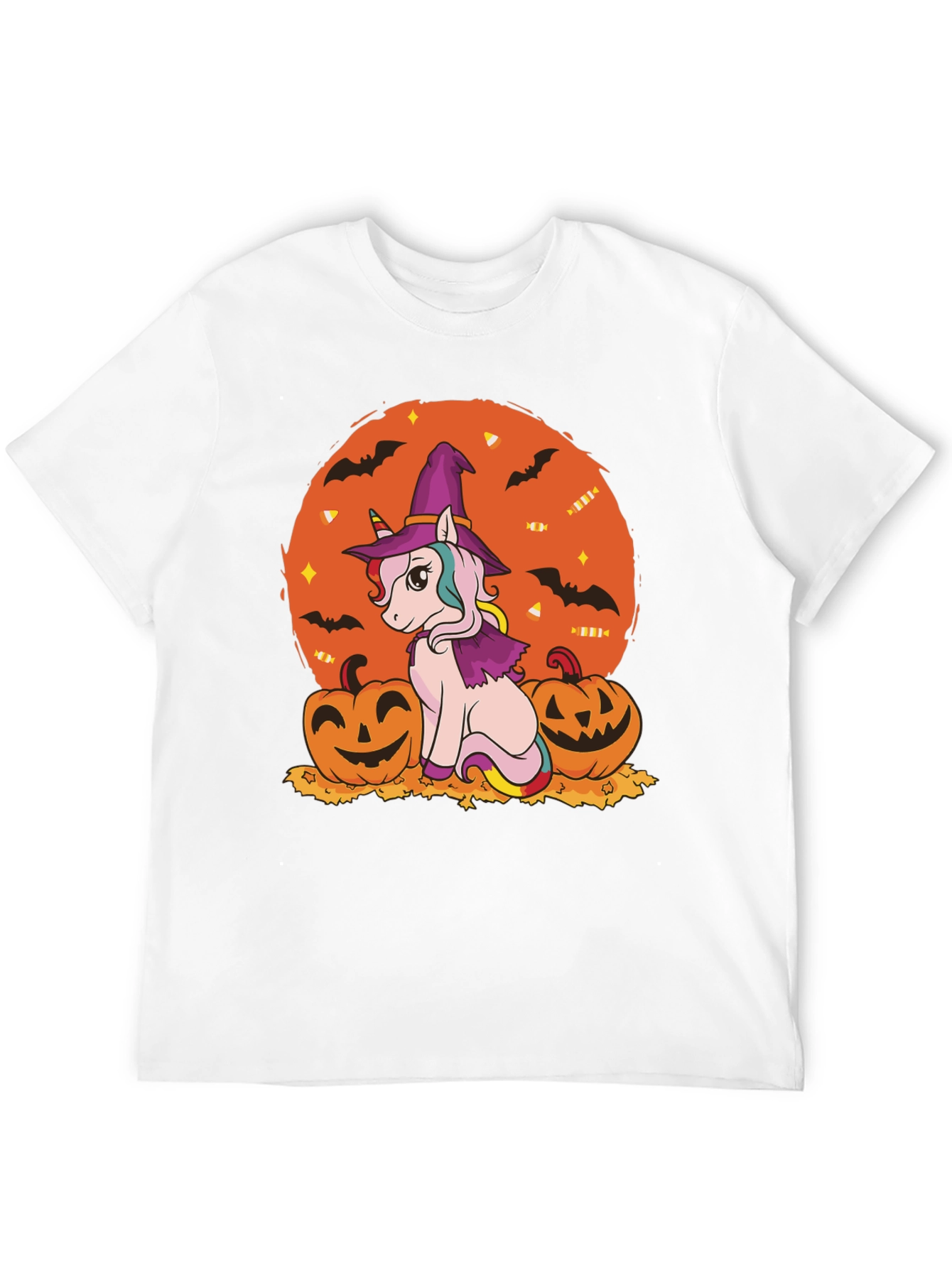 Halloween Unicorn Witch T-Shirt