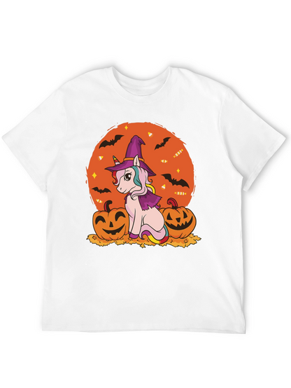 Halloween Unicorn Witch T-Shirt