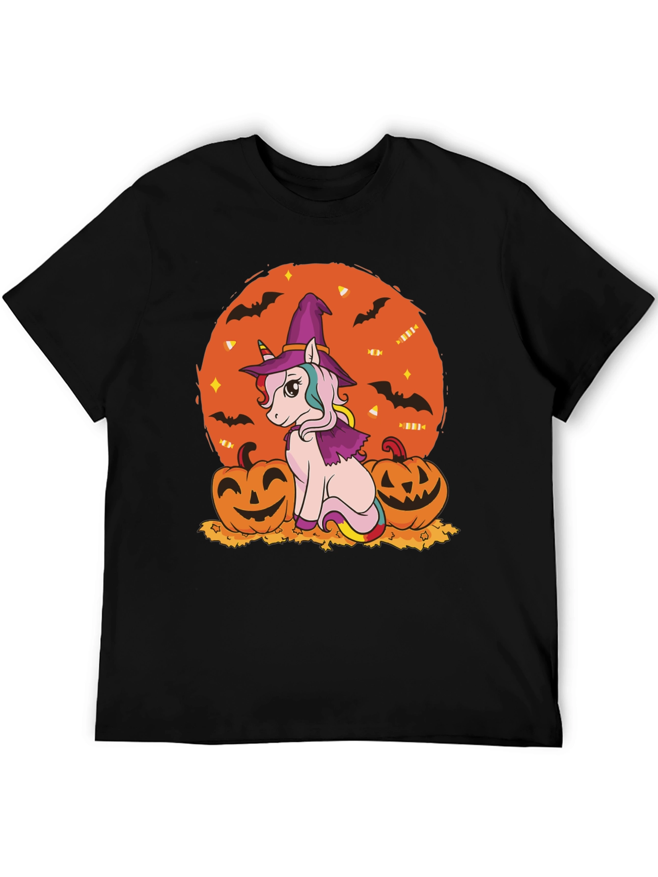Halloween Unicorn Witch T-Shirt