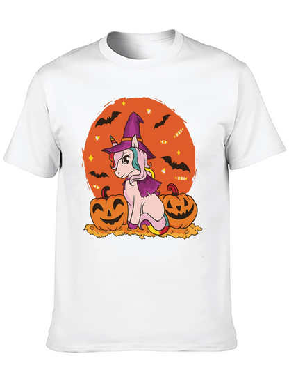 Halloween Unicorn Witch T-Shirt
