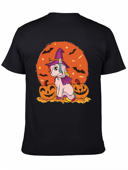 Halloween Unicorn Witch T-Shirt