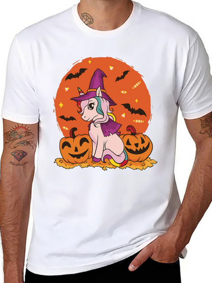 Halloween Unicorn Witch T-Shirt