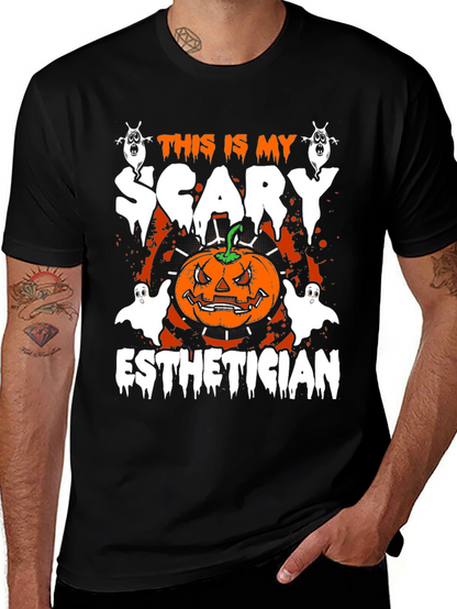 Scary Esthetician Halloween T-Shirt