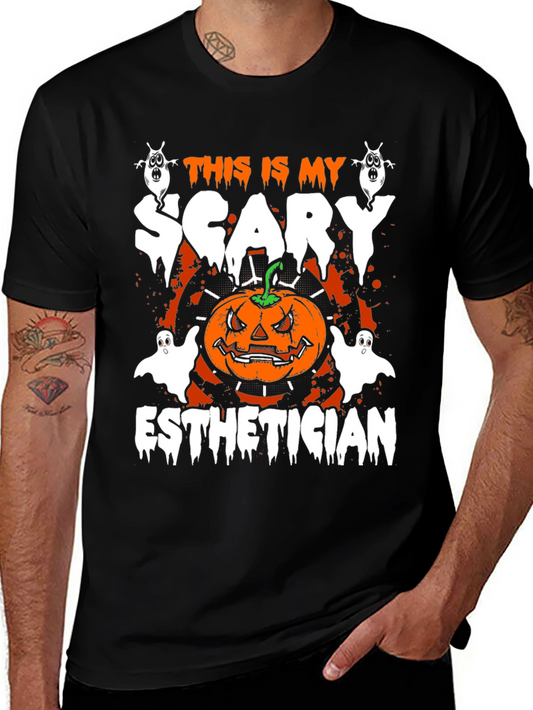 Scary Esthetician Halloween T-Shirt