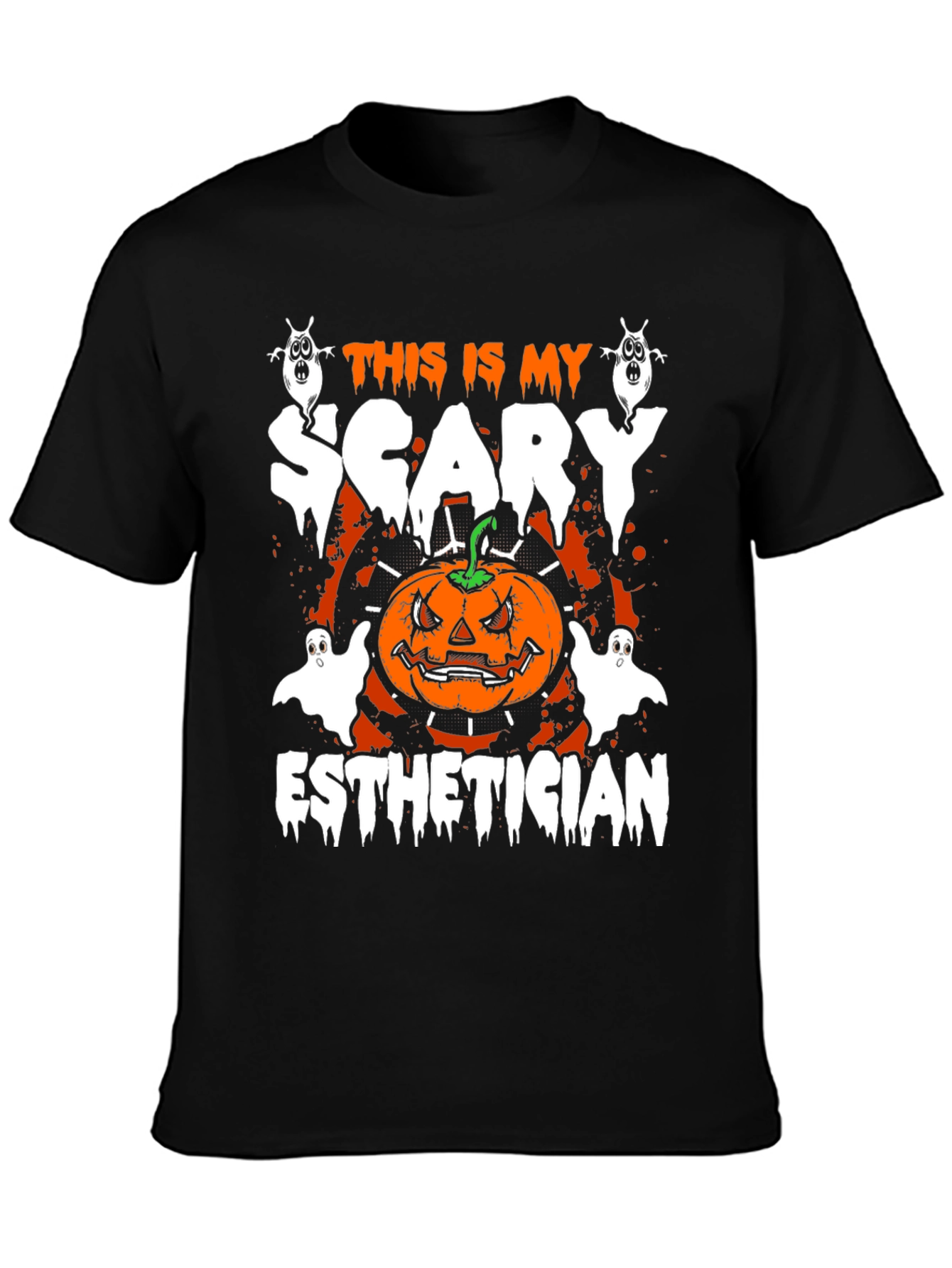 Scary Esthetician Halloween T-Shirt