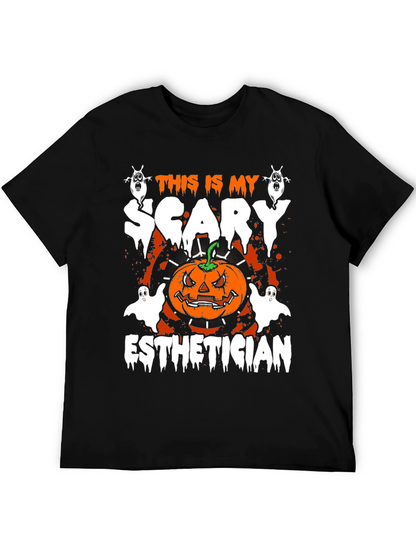 Scary Esthetician Halloween T-Shirt