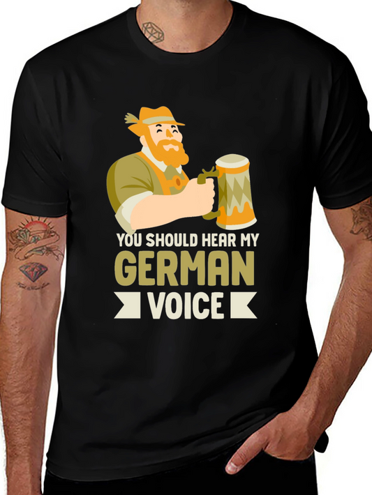 German Voice Black Graphic Tee