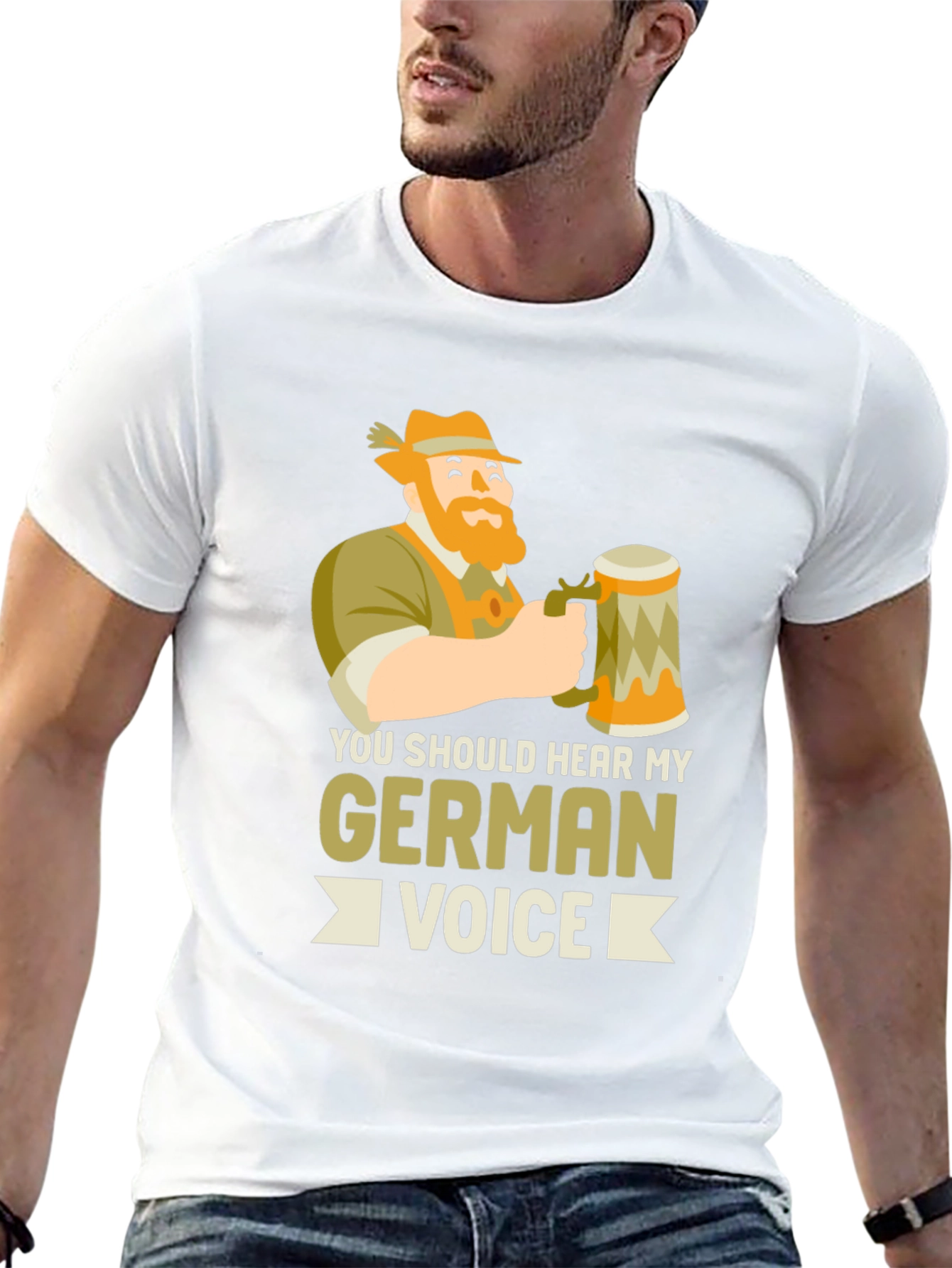 German Voice Black Graphic Tee
