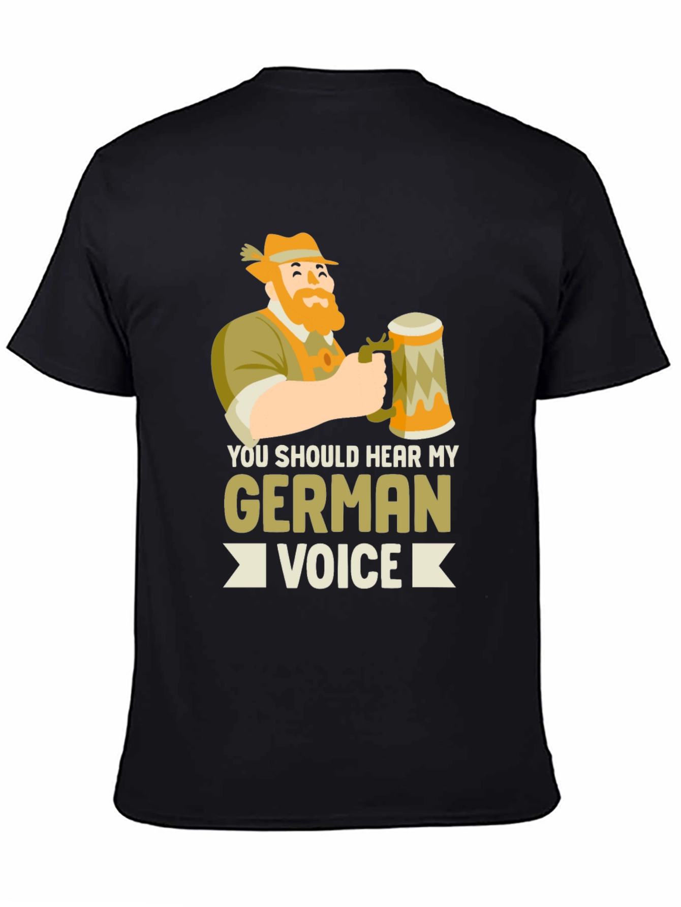 German Voice Black Graphic Tee