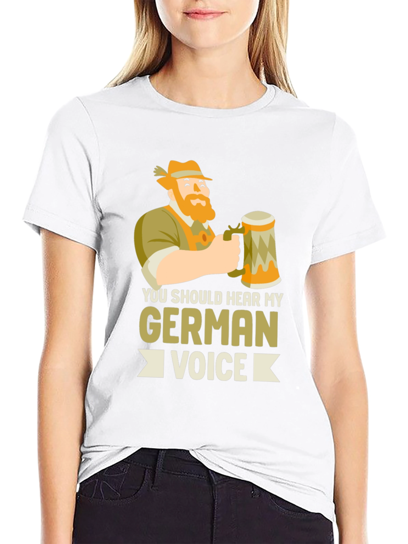 German Voice Black Graphic Tee
