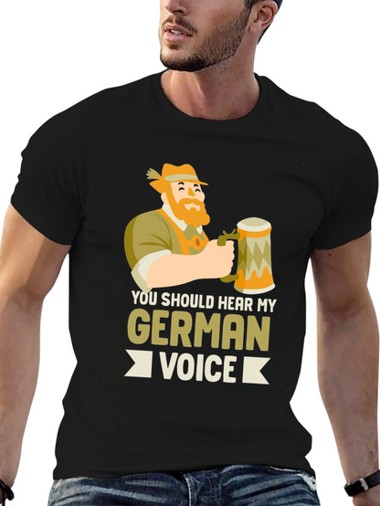 German Voice Black Graphic Tee