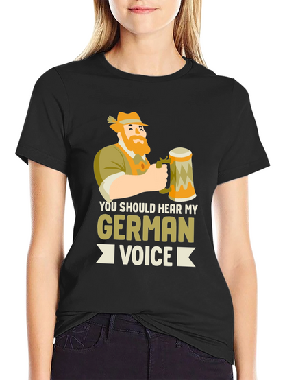 German Voice Black Graphic Tee