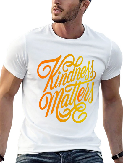Kindness Matters Graphic Tee - Black T-Shirt