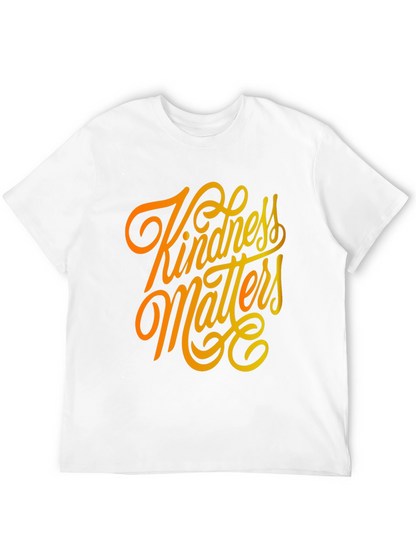 Kindness Matters Graphic Tee - Black T-Shirt