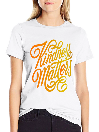 Kindness Matters Graphic Tee - Black T-Shirt