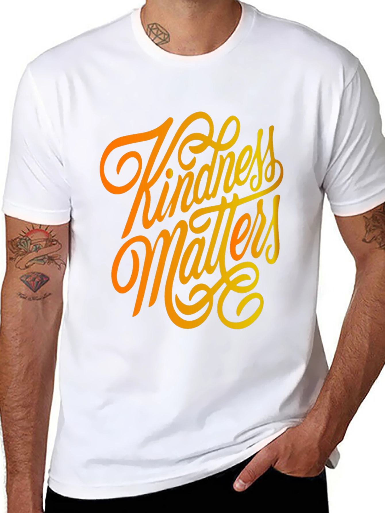 Kindness Matters Graphic Tee - Black T-Shirt
