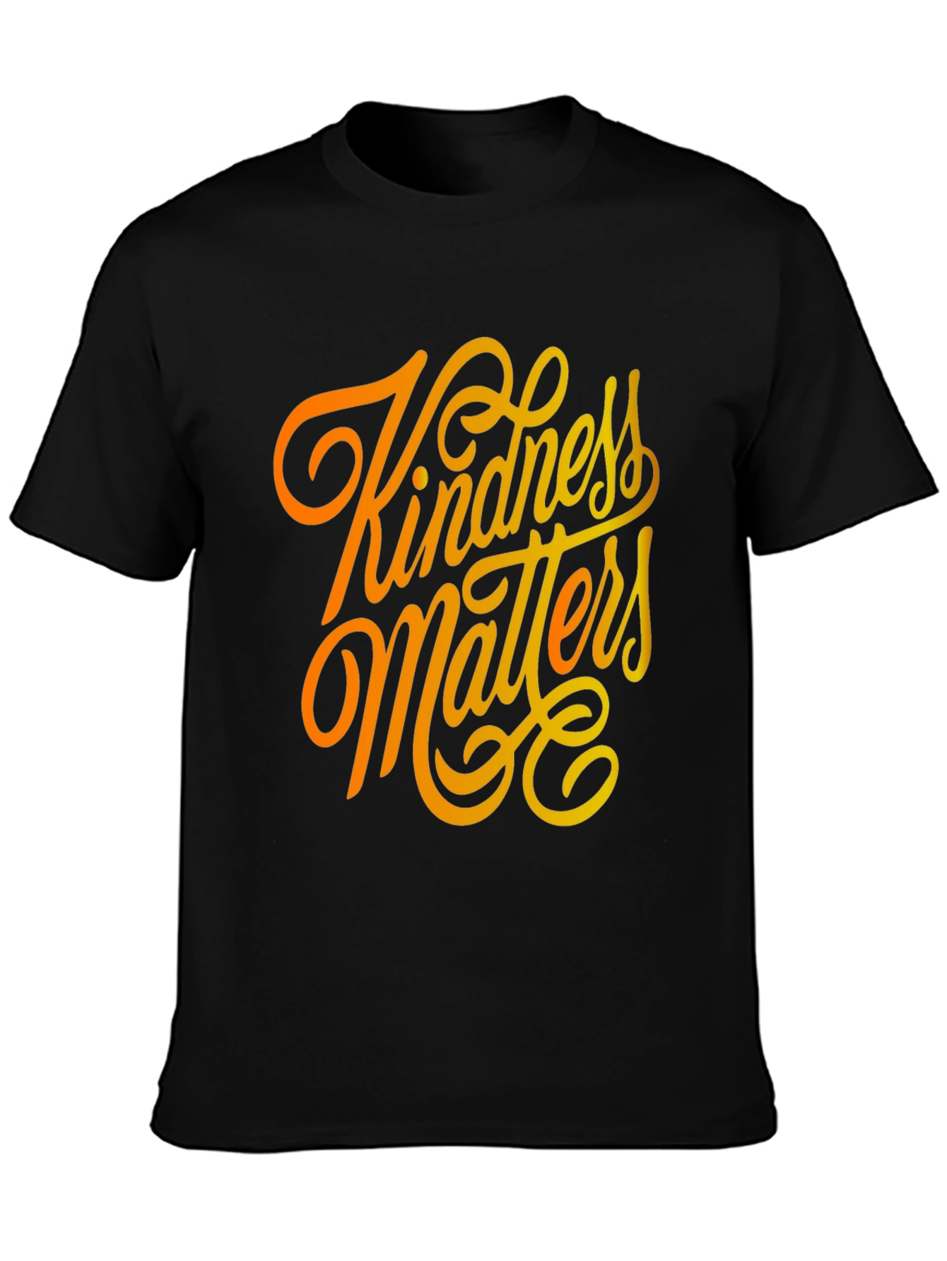 Kindness Matters Graphic Tee - Black T-Shirt