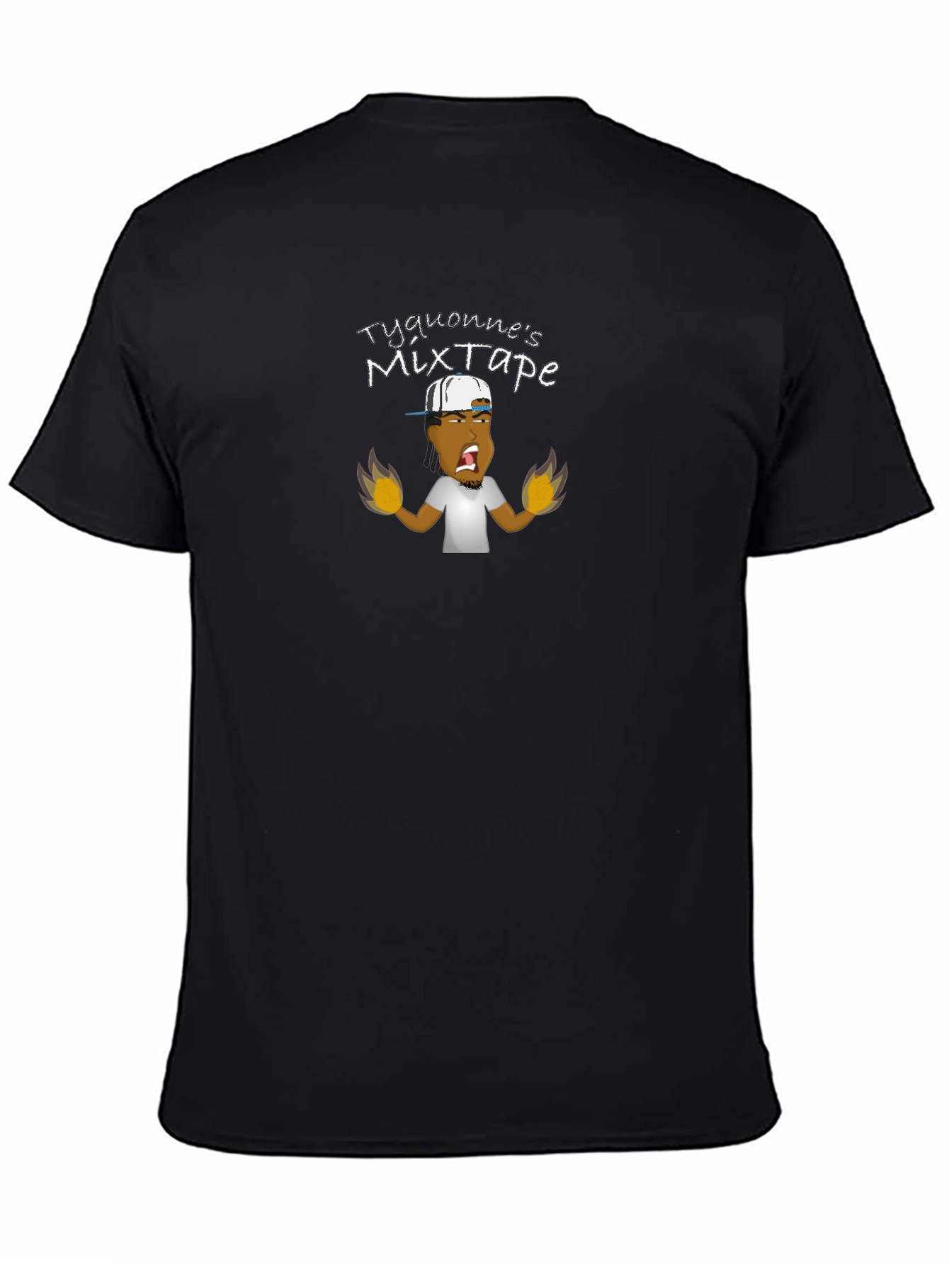 Tyquonnes Mixtape Black Graphic T-Shirt