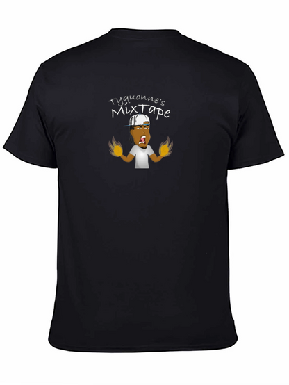 Tyquonnes Mixtape Black Graphic T-Shirt