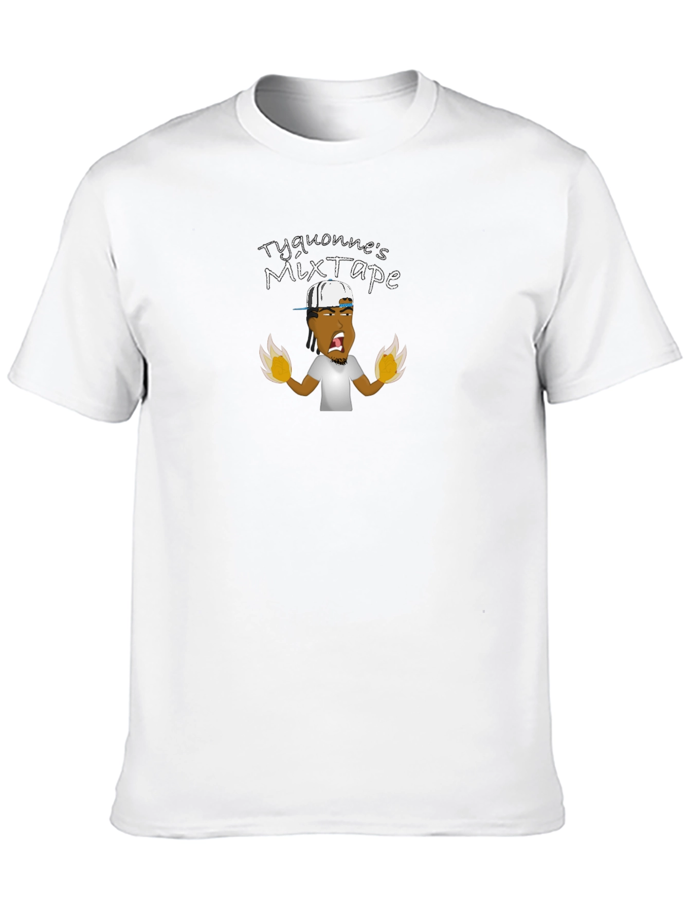 Tyquonnes Mixtape Black Graphic T-Shirt