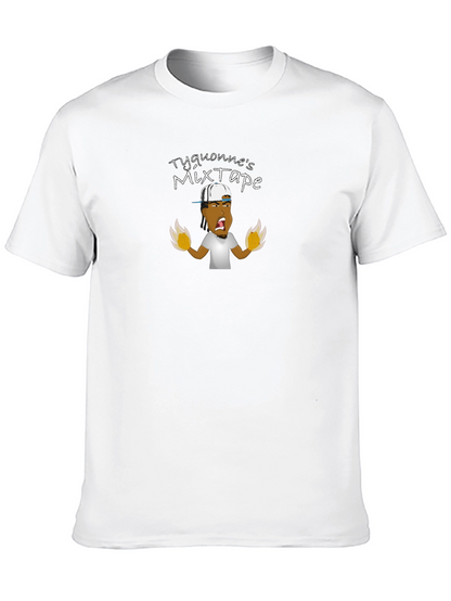 Tyquonnes Mixtape Black Graphic T-Shirt