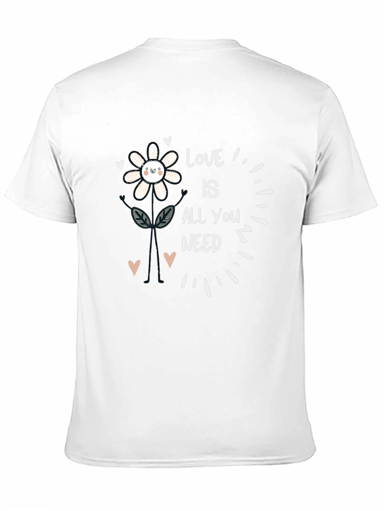 Love Is All You Need Flower Graphic Tee