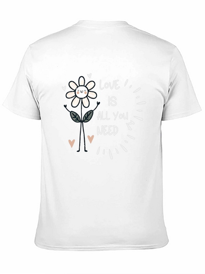 Love Is All You Need Flower Graphic Tee