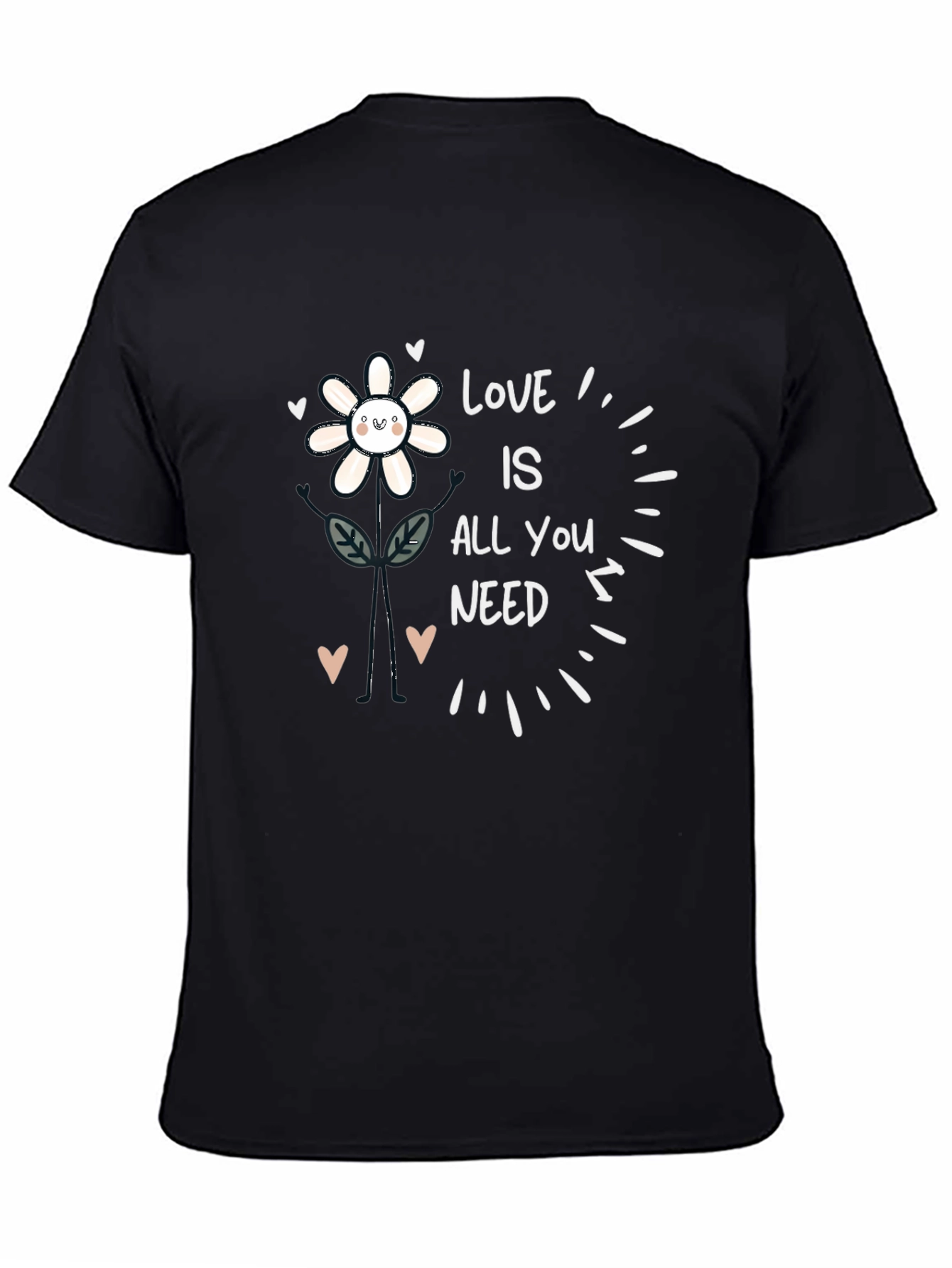 Love Is All You Need Flower Graphic Tee