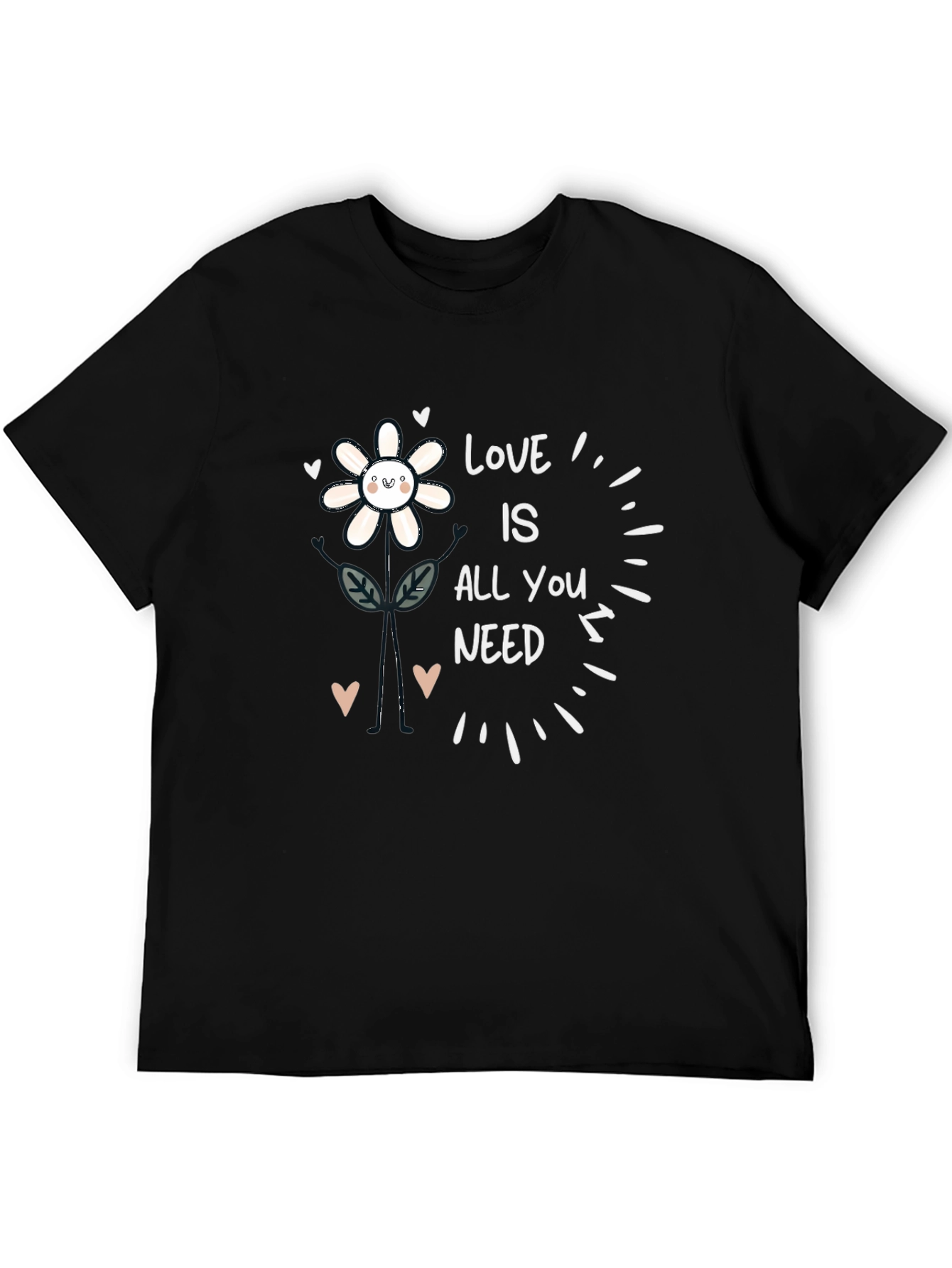 Love Is All You Need Flower Graphic Tee