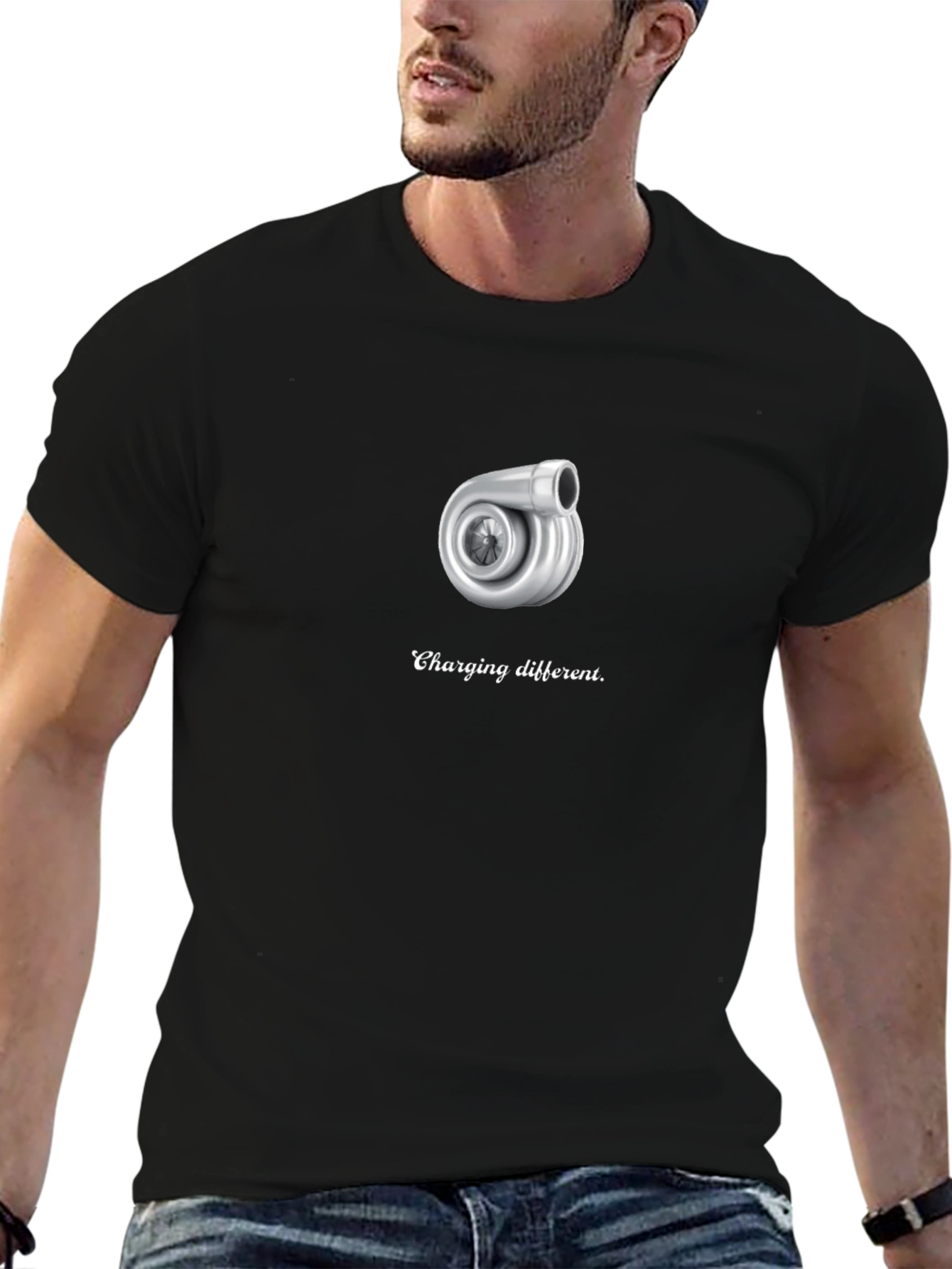 Charging Different T-Shirt - Turbo Graphic Tee