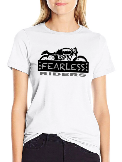 Fearless Riders Black Graphic Tee