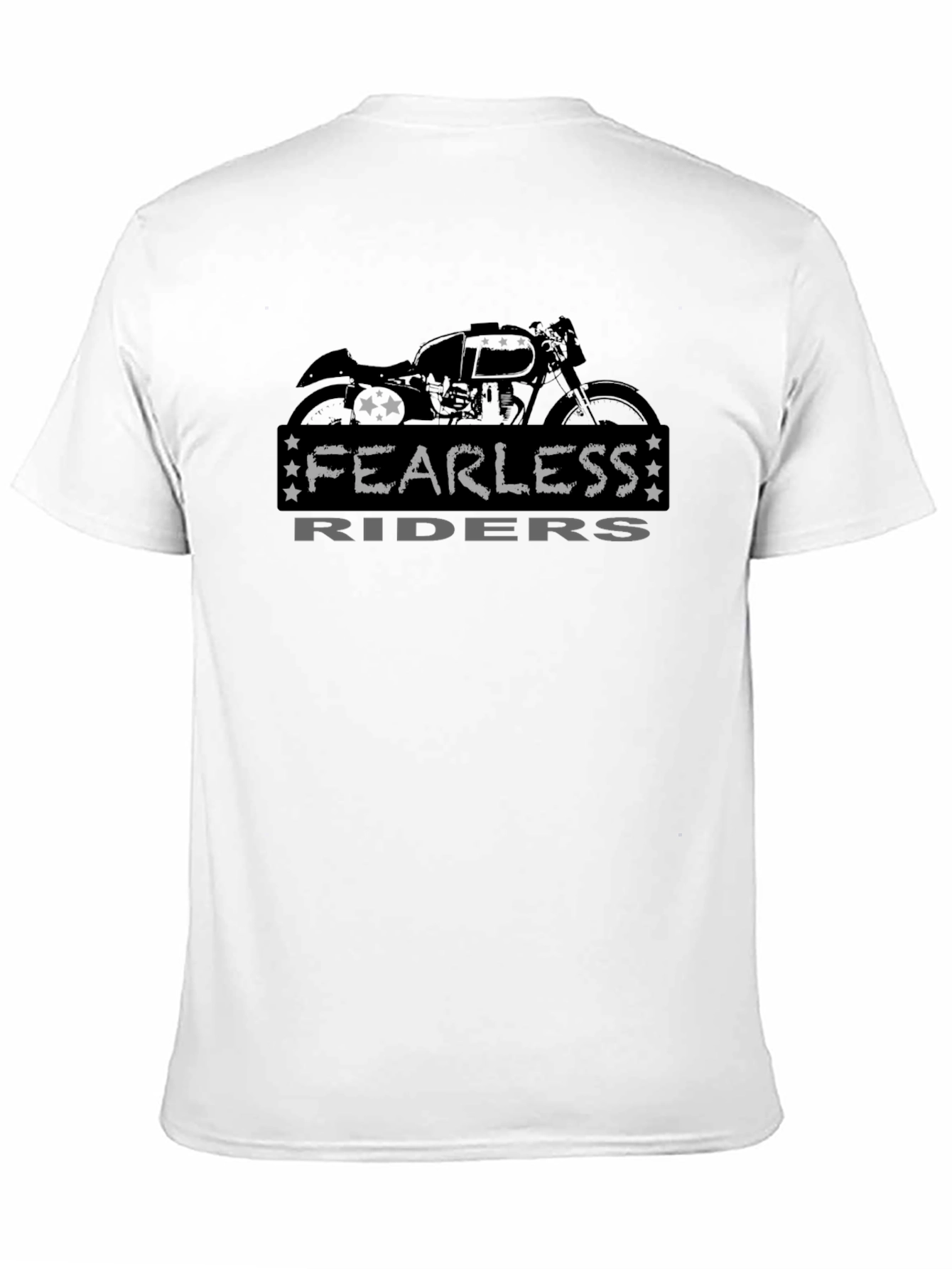 Fearless Riders Black Graphic Tee