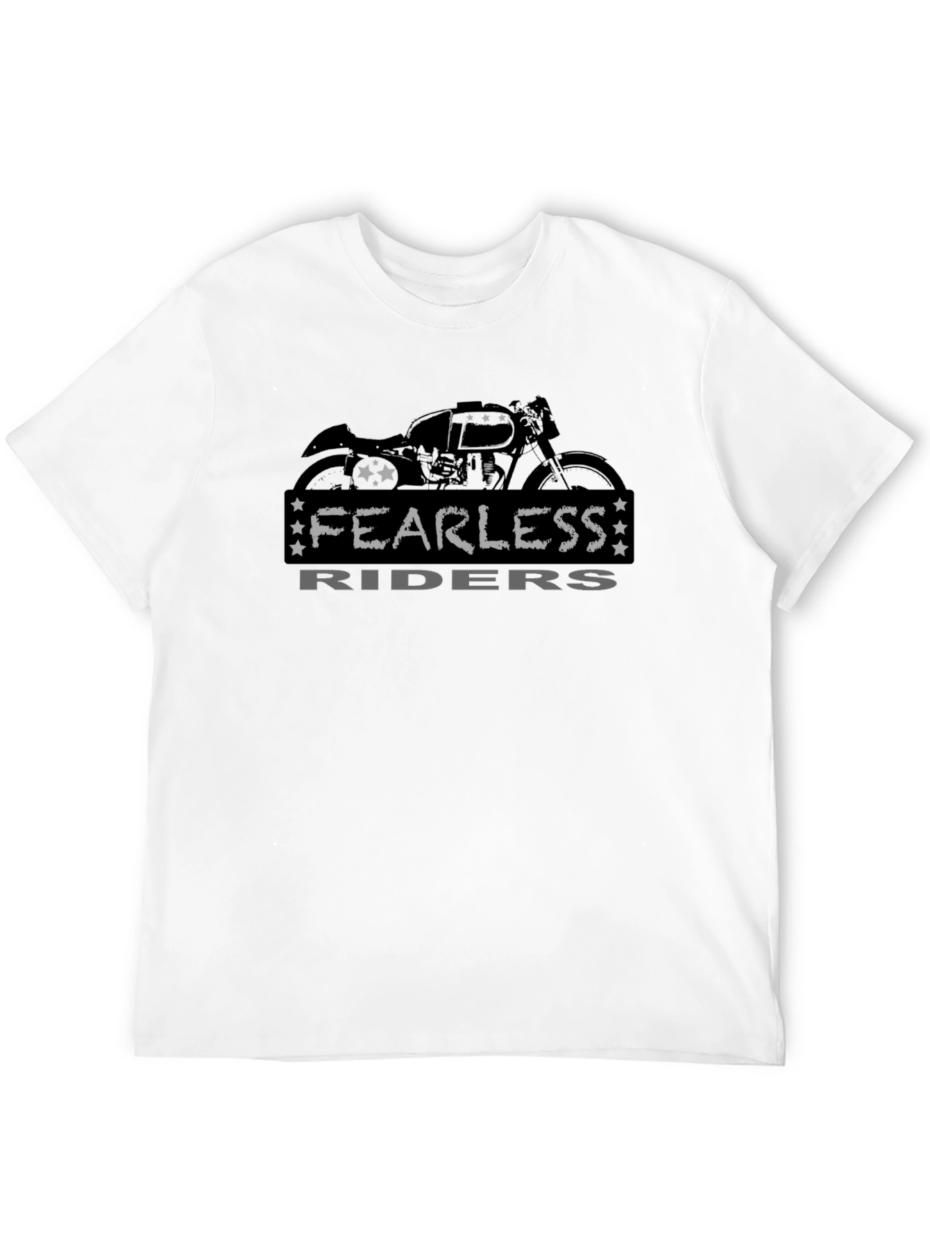 Fearless Riders Black Graphic Tee