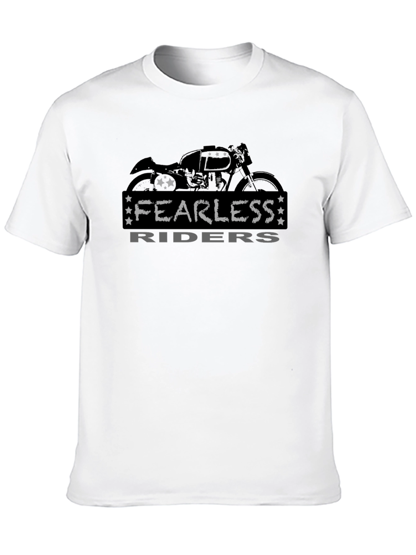 Fearless Riders Black Graphic Tee