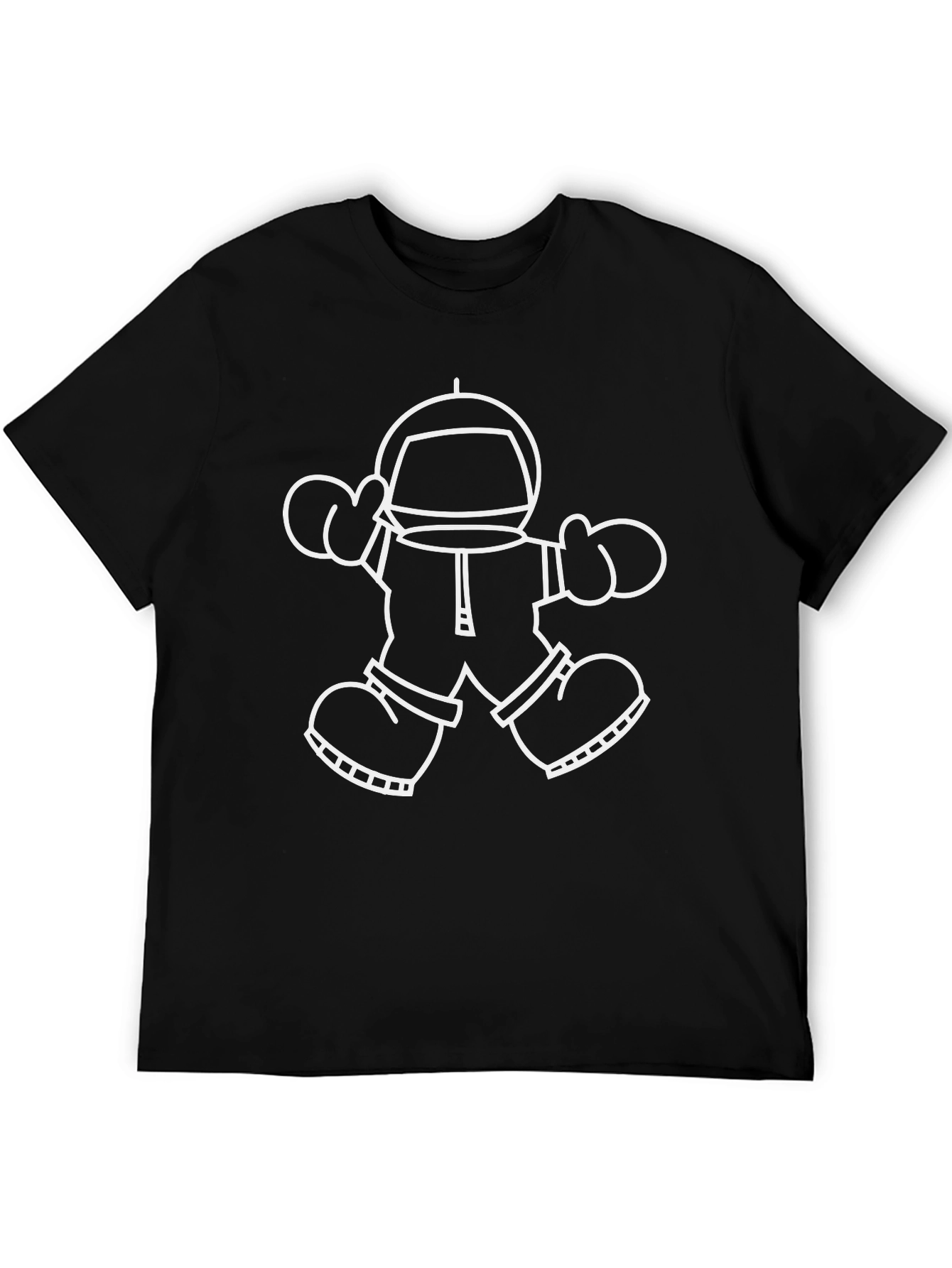 Astronaut Graphic Black T-Shirt