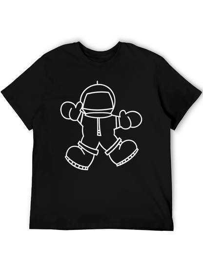 Astronaut Graphic Black T-Shirt