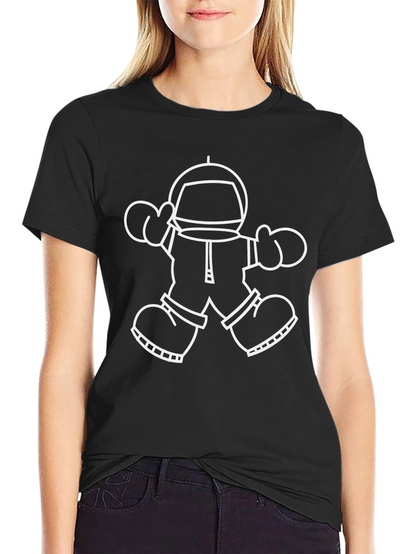 Astronaut Graphic Black T-Shirt