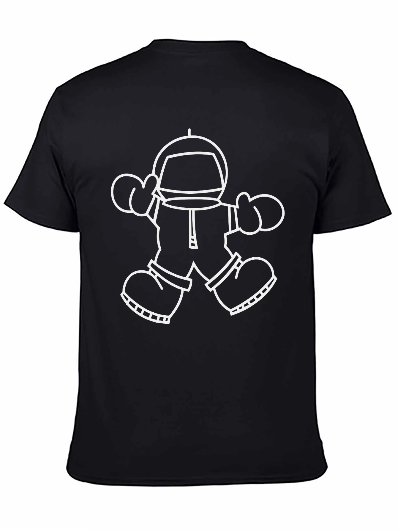 Astronaut Graphic Black T-Shirt