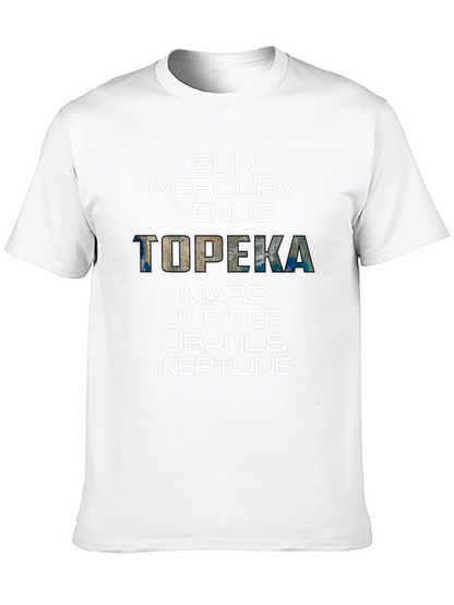 Planets of Topeka T-Shirt Funny Kansas Graphic Tee