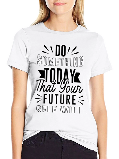 Inspirational Quote Black Graphic T-Shirt