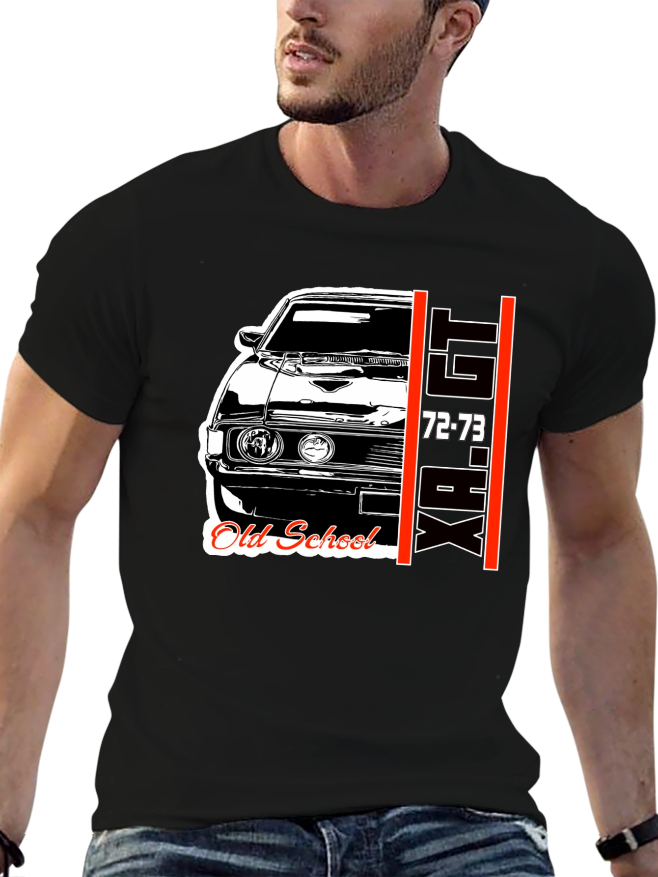 XA GT 72-73 Old School Car Graphic T-Shirt