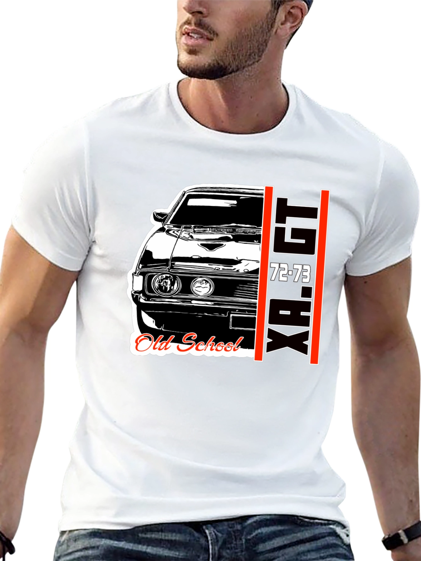 XA GT 72-73 Old School Car Graphic T-Shirt