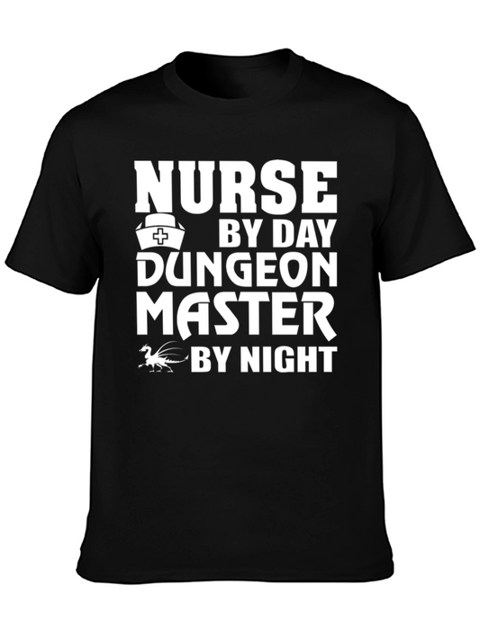 Nurse by Day Dungeon Master by Night Graphic T-Shirt
